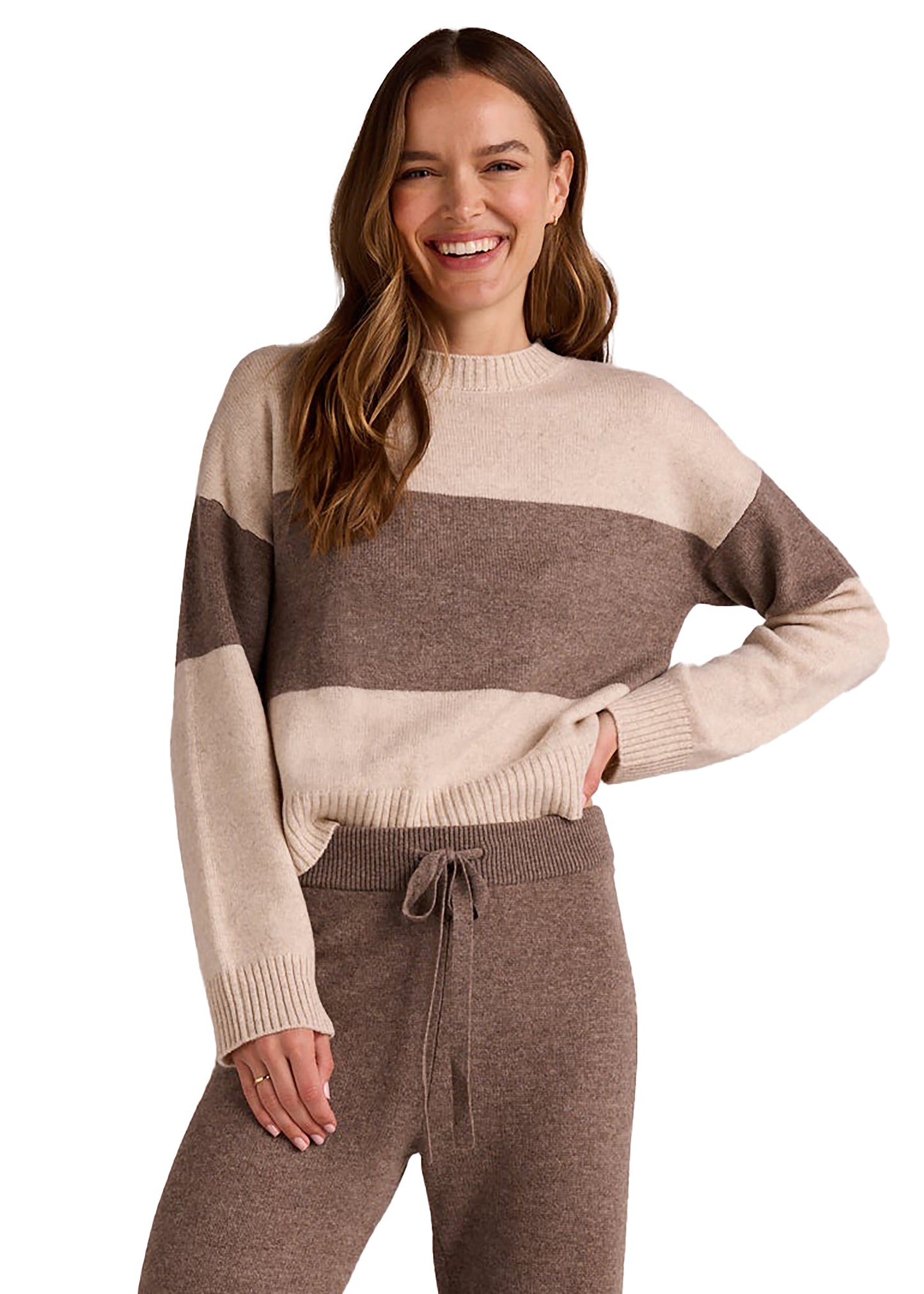 Bella Dahl Slouchy Crew Neck Sweaters