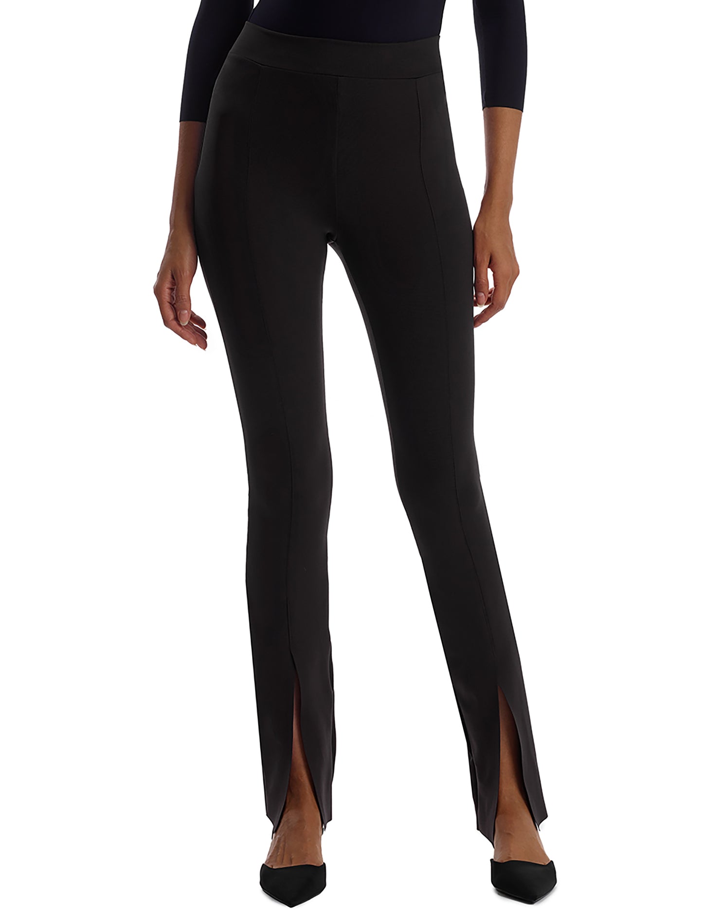 Commando Neoprene Split Front Leggings