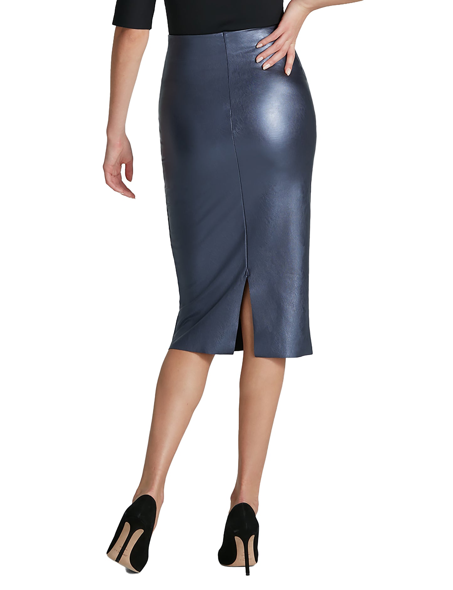 Commando Faux Leather Midi Skirt