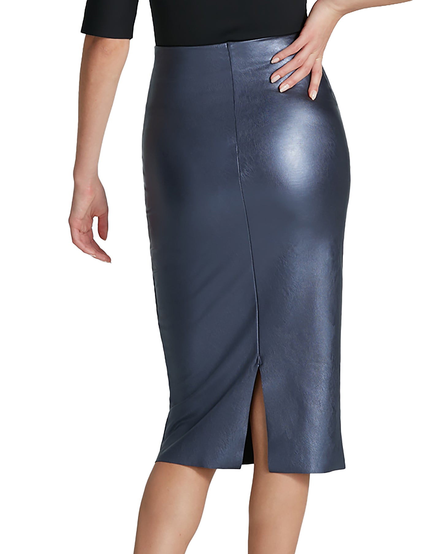 Commando Faux Leather Midi Skirt
