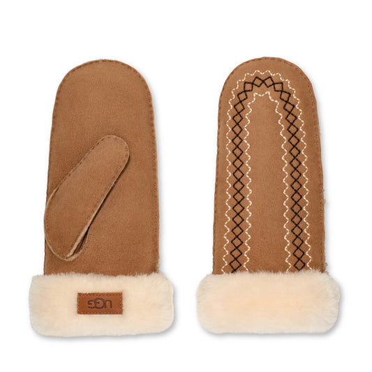 UGG Atherson Embroidered Mittens