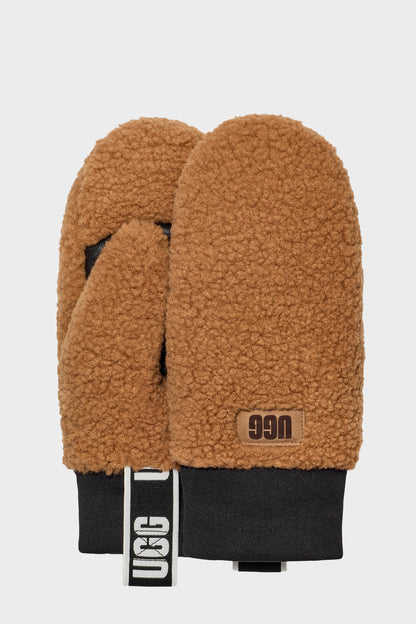UGG Accessories UGGfluff Mitten With Logo Tape