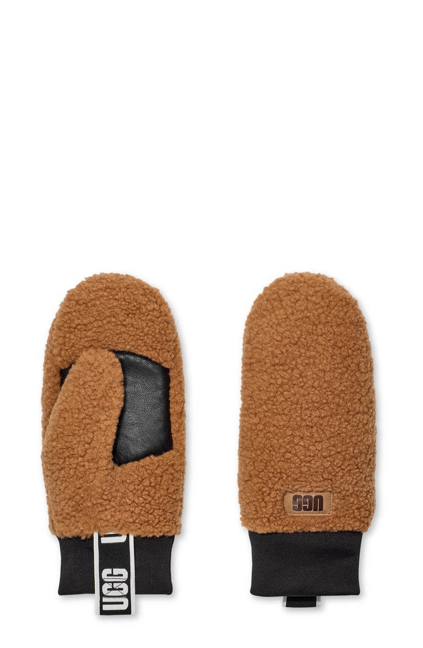 UGG Accessories UGGfluff Mitten With Logo Tape