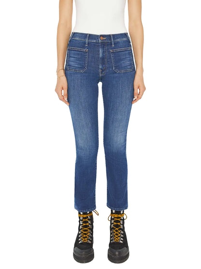 MOTHER The Patch Pocket Insider Flood Jeans - On Your Left