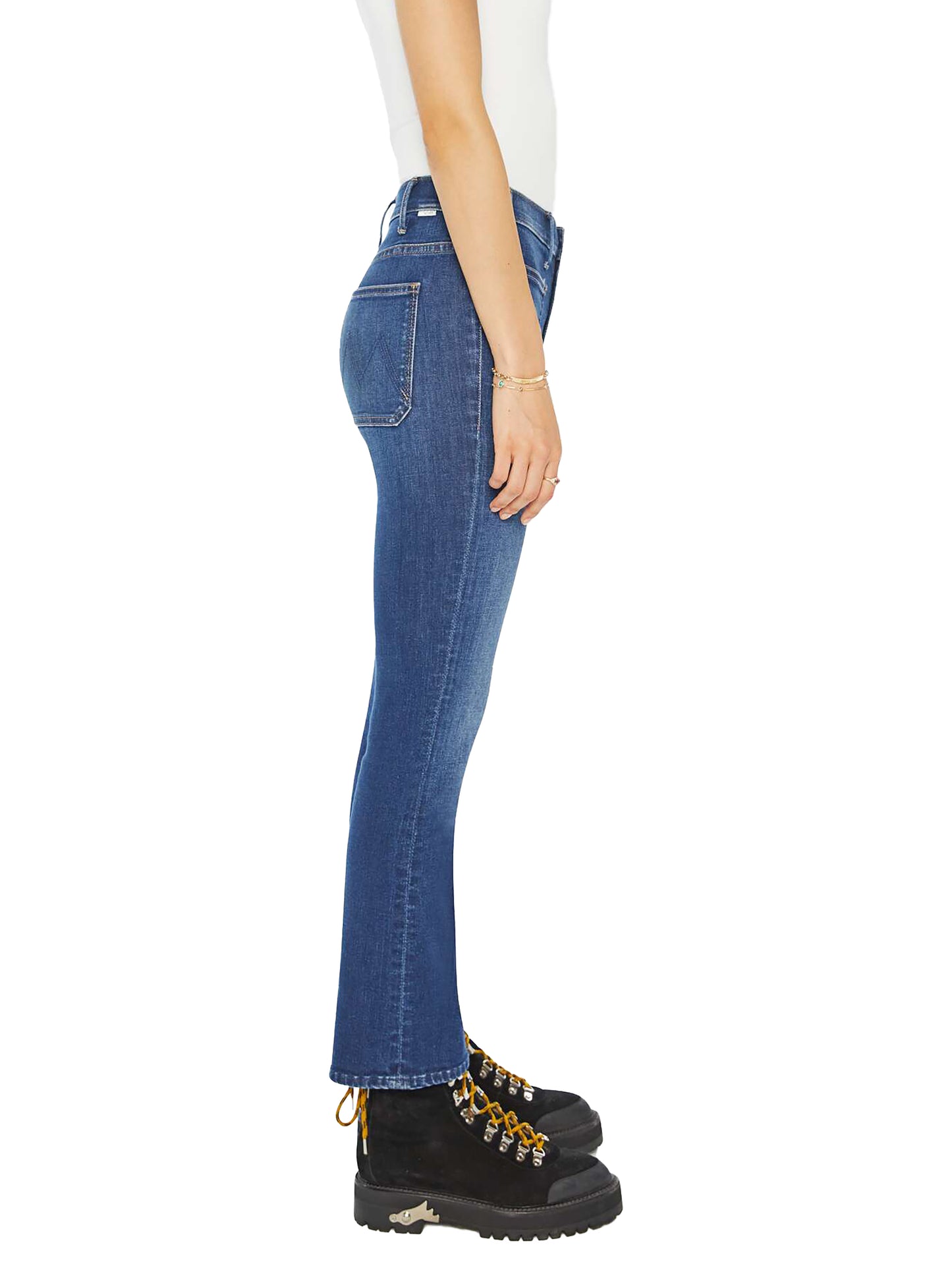 MOTHER The Patch Pocket Insider Flood Jeans - On Your Left