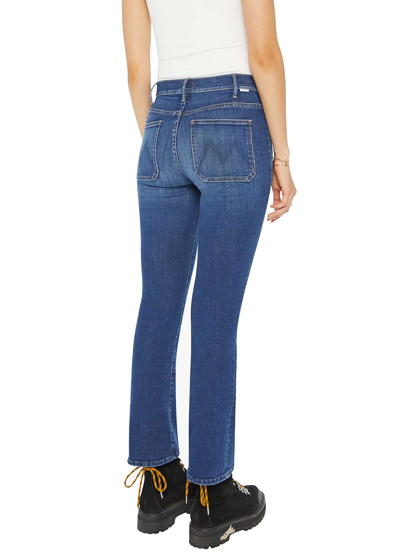 MOTHER The Patch Pocket Insider Flood Jeans - On Your Left