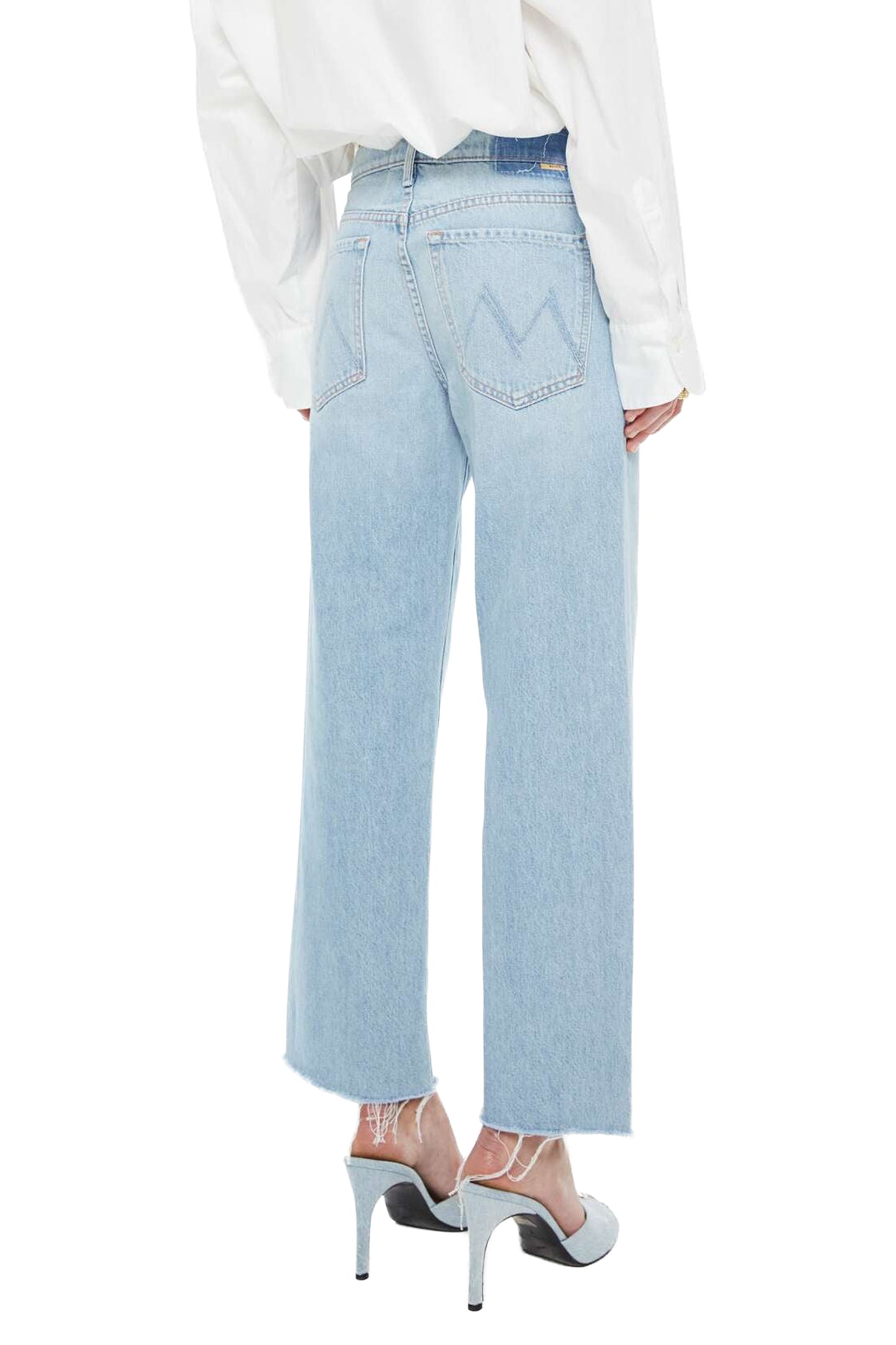 MOTHER The Mid Rise Rambler Zip Ankle Fray - Few & Far Between