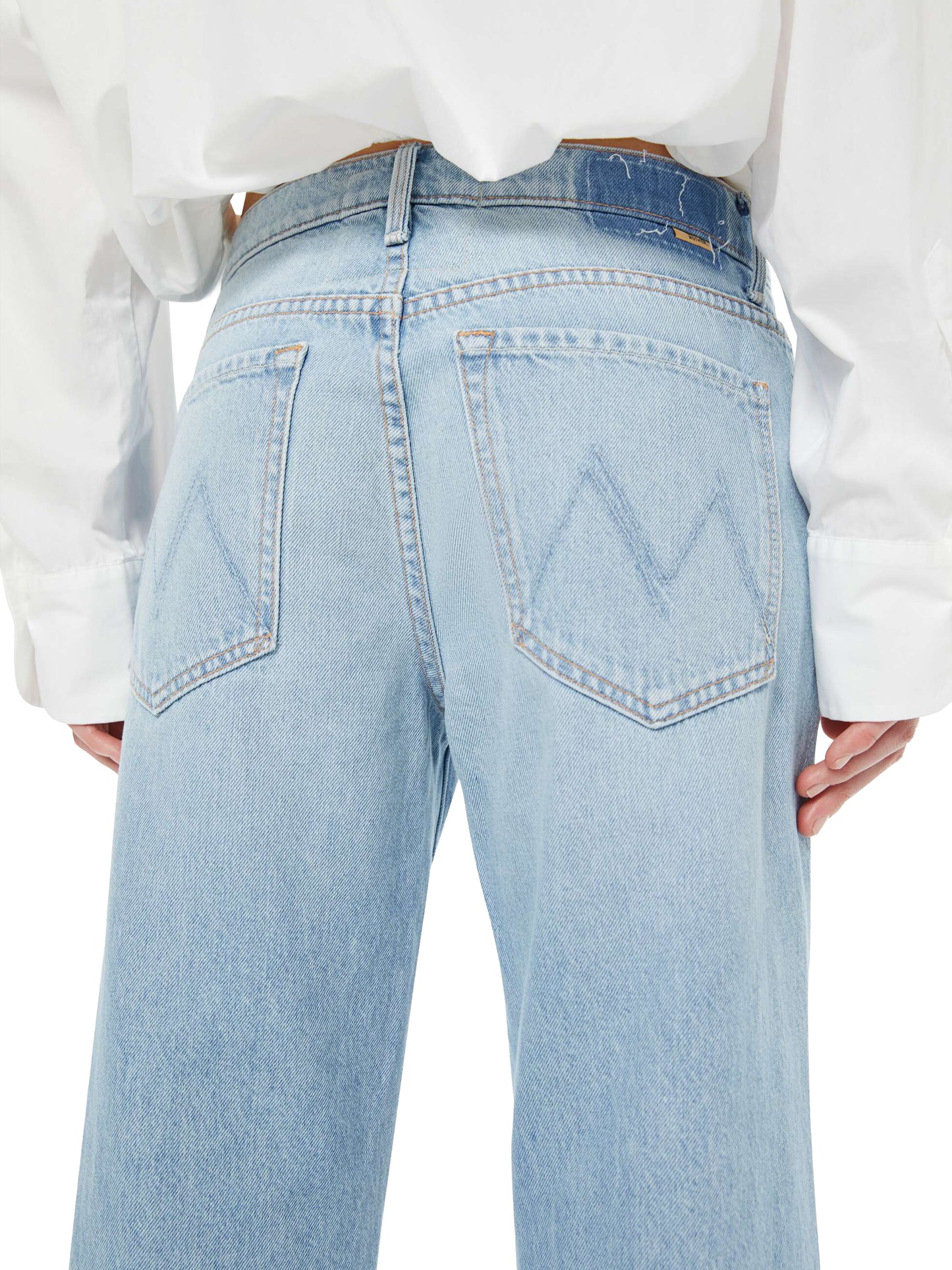 MOTHER The Mid Rise Rambler Zip Ankle Fray - Few & Far Between