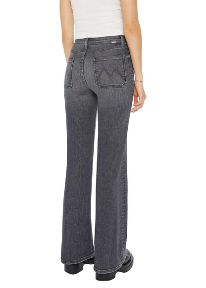 MOTHER The Patch Pocket Twister Sneak Jeans - Up In Smoke