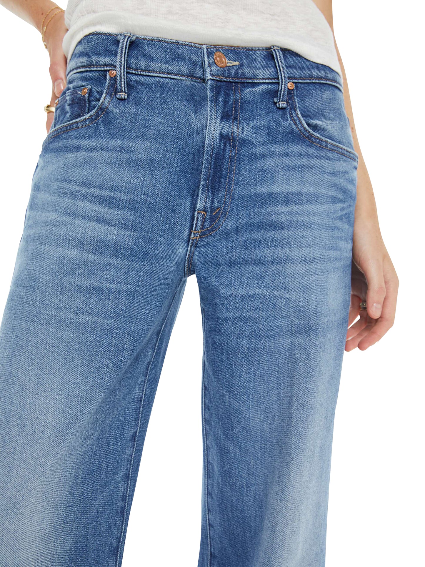 MOTHER The Mid Rise Maven Ankle - All Your Eggs In One Basket