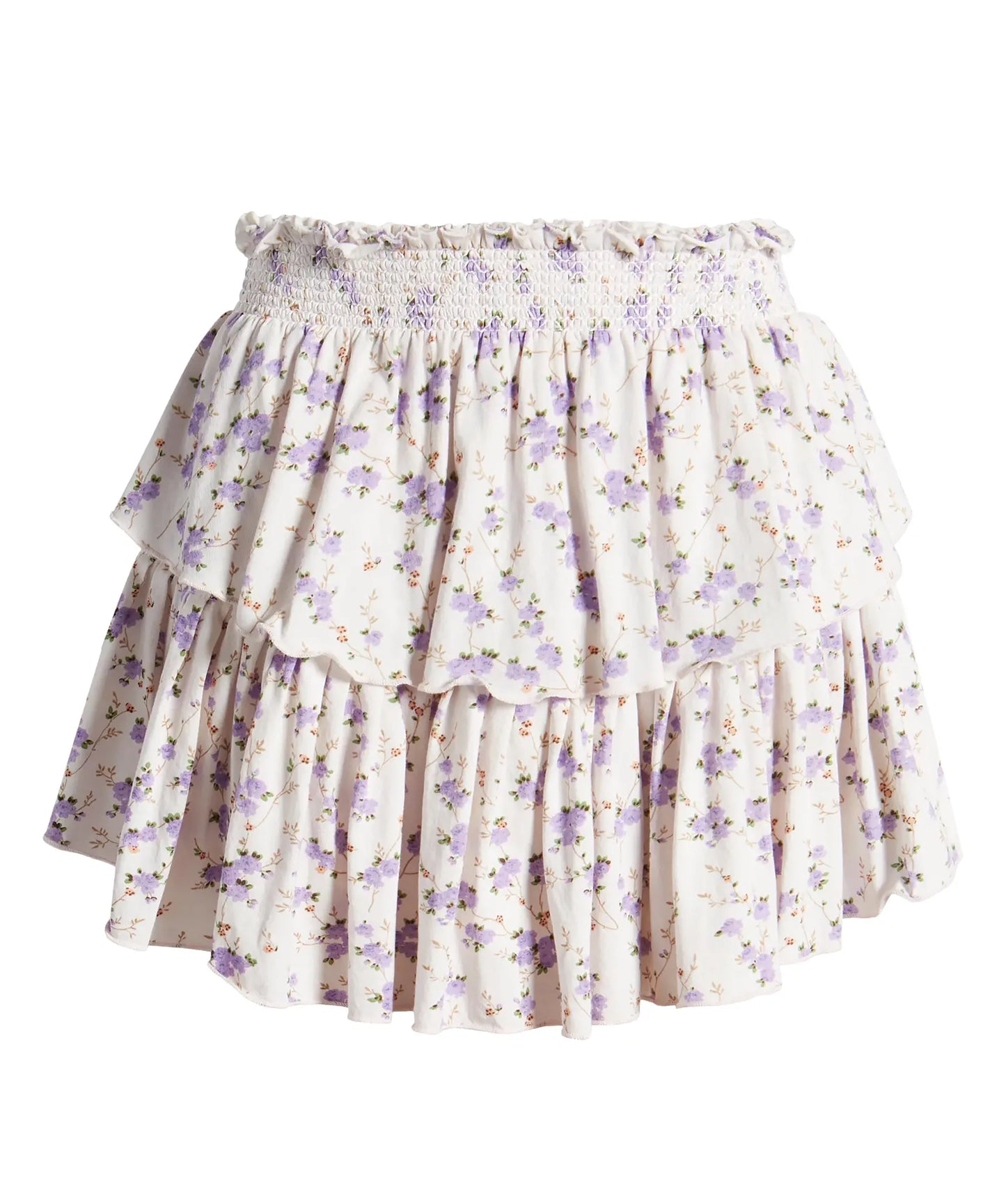 LOVESHACKFANCY Ruffle Mini Skirt