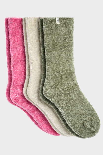 UGG Socks - Women's Leda Sparkle Socks - 3 Pack