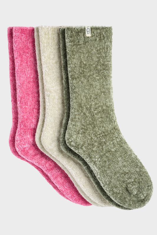 UGG Socks - Women's Leda Sparkle Socks - 3 Pack