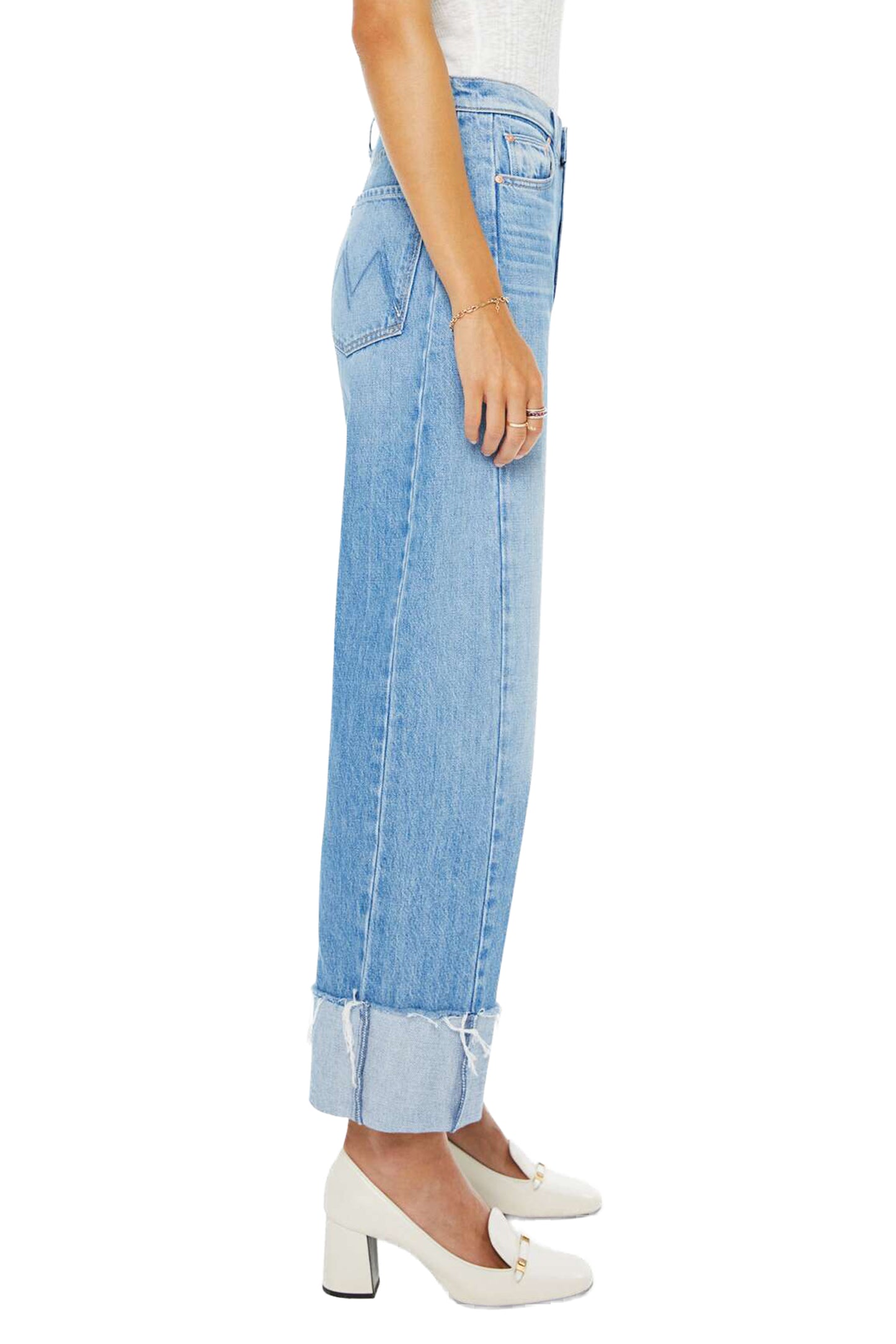 MOTHER The Half-Pipe Ankle Cuff Fray - Last Bite