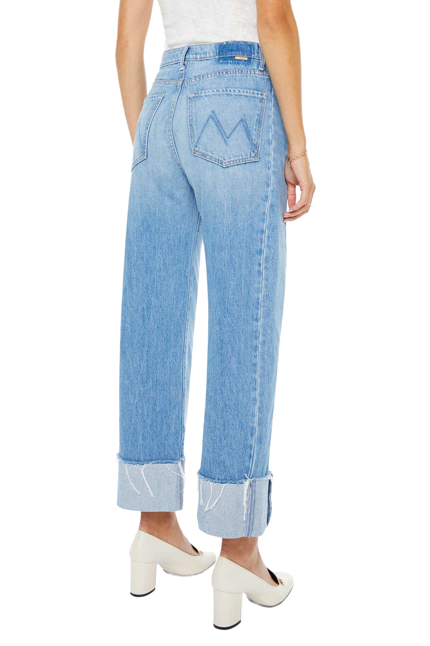 MOTHER The Half-Pipe Ankle Cuff Fray - Last Bite