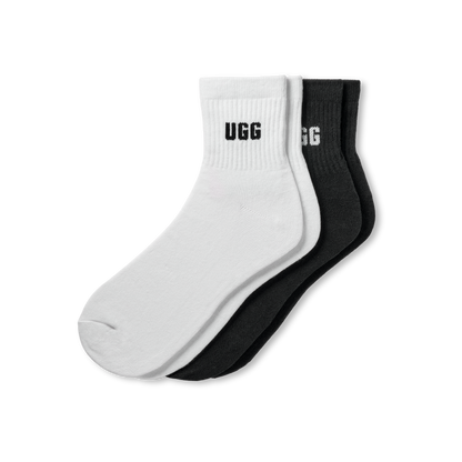 UGG Quinlin Logo Quarter 2 Pack Socks
