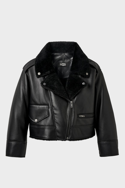 UGG Finnian LuxeFluff Moto Jacket