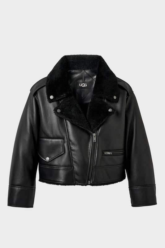 UGG Finnian LuxeFluff Moto Jacket
