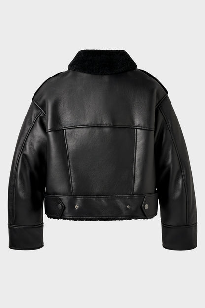 UGG Finnian LuxeFluff Moto Jacket