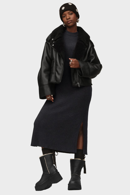 UGG Finnian LuxeFluff Moto Jacket