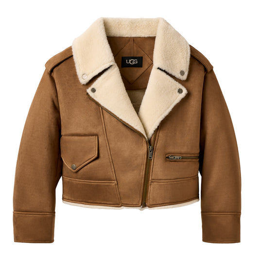 UGG Finnian LuxeFluff Moto Jacket