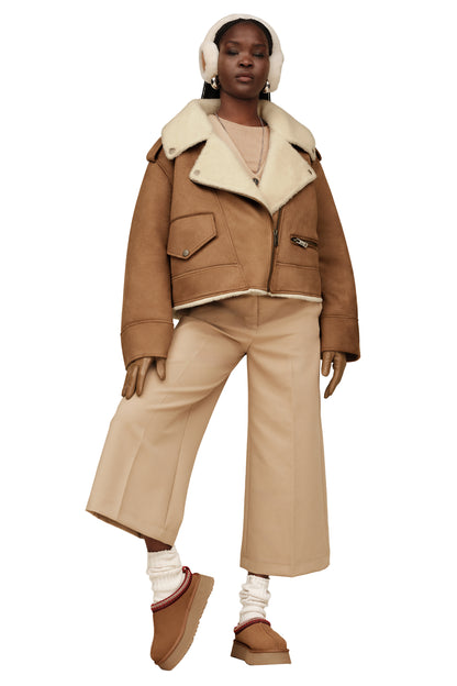 UGG Finnian LuxeFluff Moto Jacket