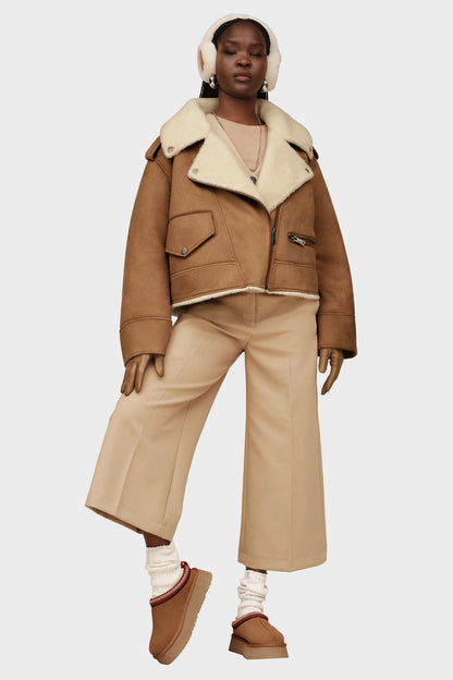 UGG Finnian LuxeFluff Moto Jacket