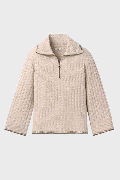 UGG  Rylynn Quarter-Zip Sweater
