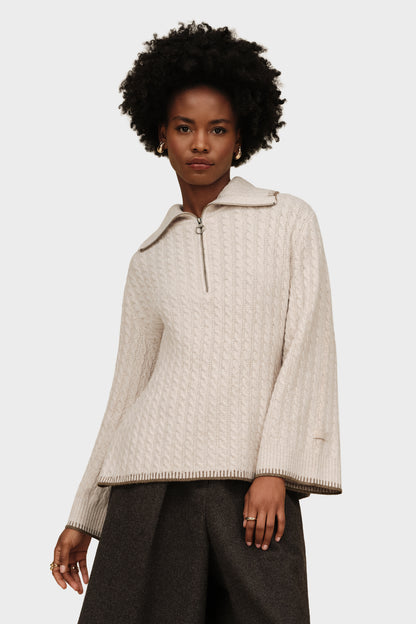 UGG  Rylynn Quarter-Zip Sweater