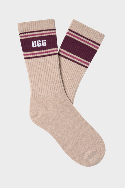 UGG Socks - Women's Jedlyn Varsity Crew Socks - 2 Pack