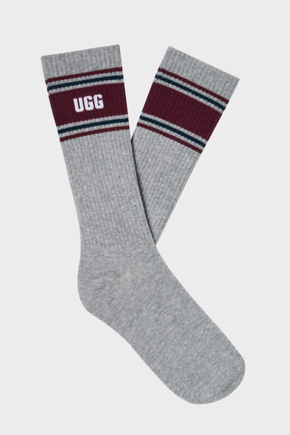 UGG Socks - Men's Josias Varsity Crew Socks - 2 Pack