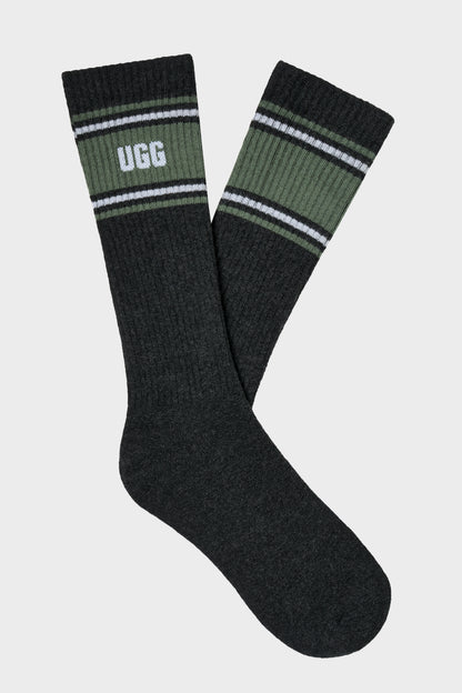 UGG Socks - Men's Josias Varsity Crew Socks - 2 Pack