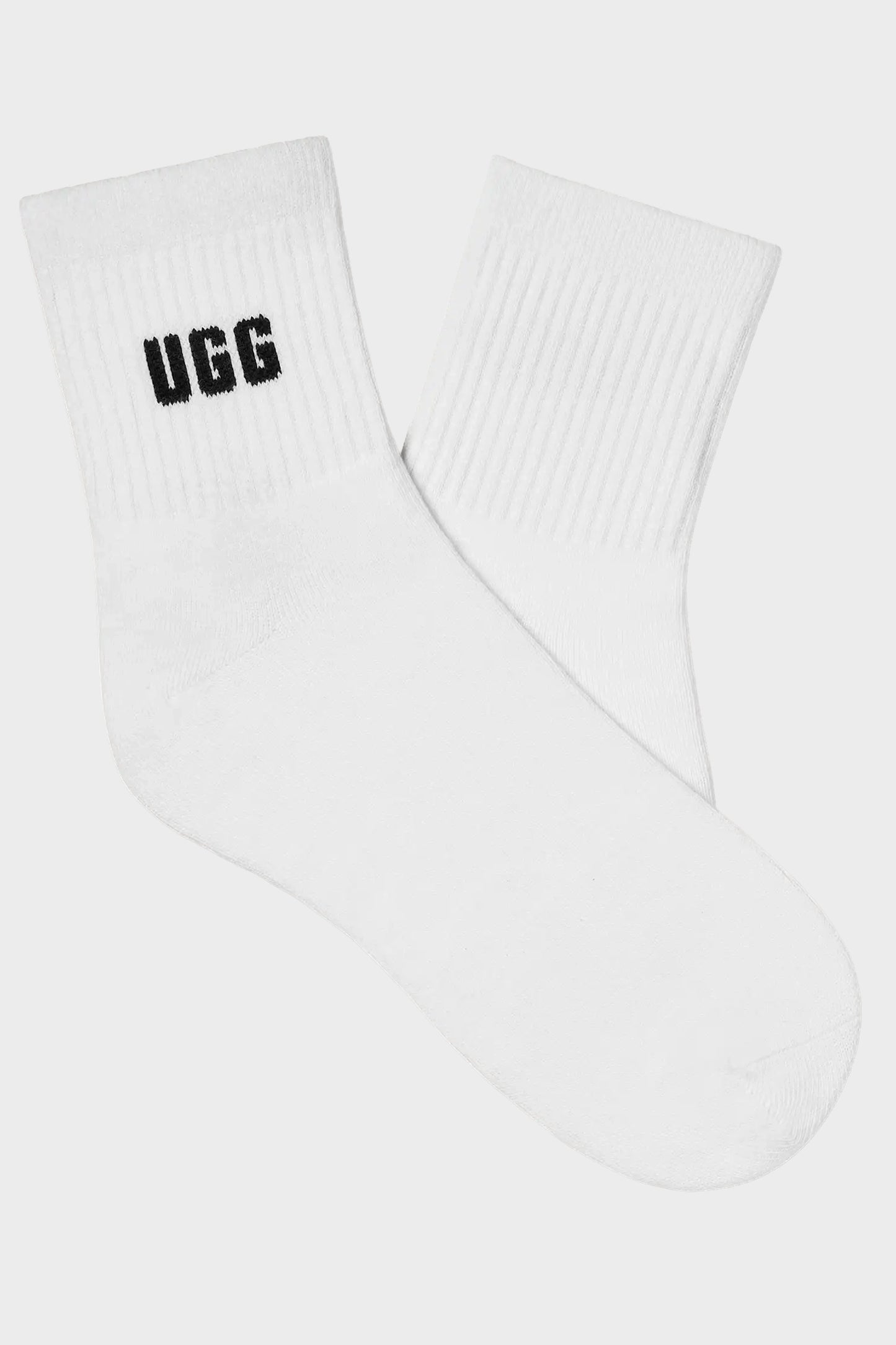 UGG Socks - Women's Quinlin Logo Quarter Sock - 3 Pack