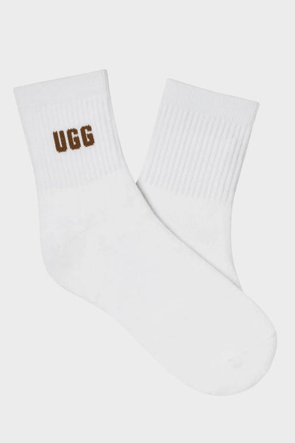 UGG Socks - Women's Quinlin Logo Quarter Sock - 3 Pack