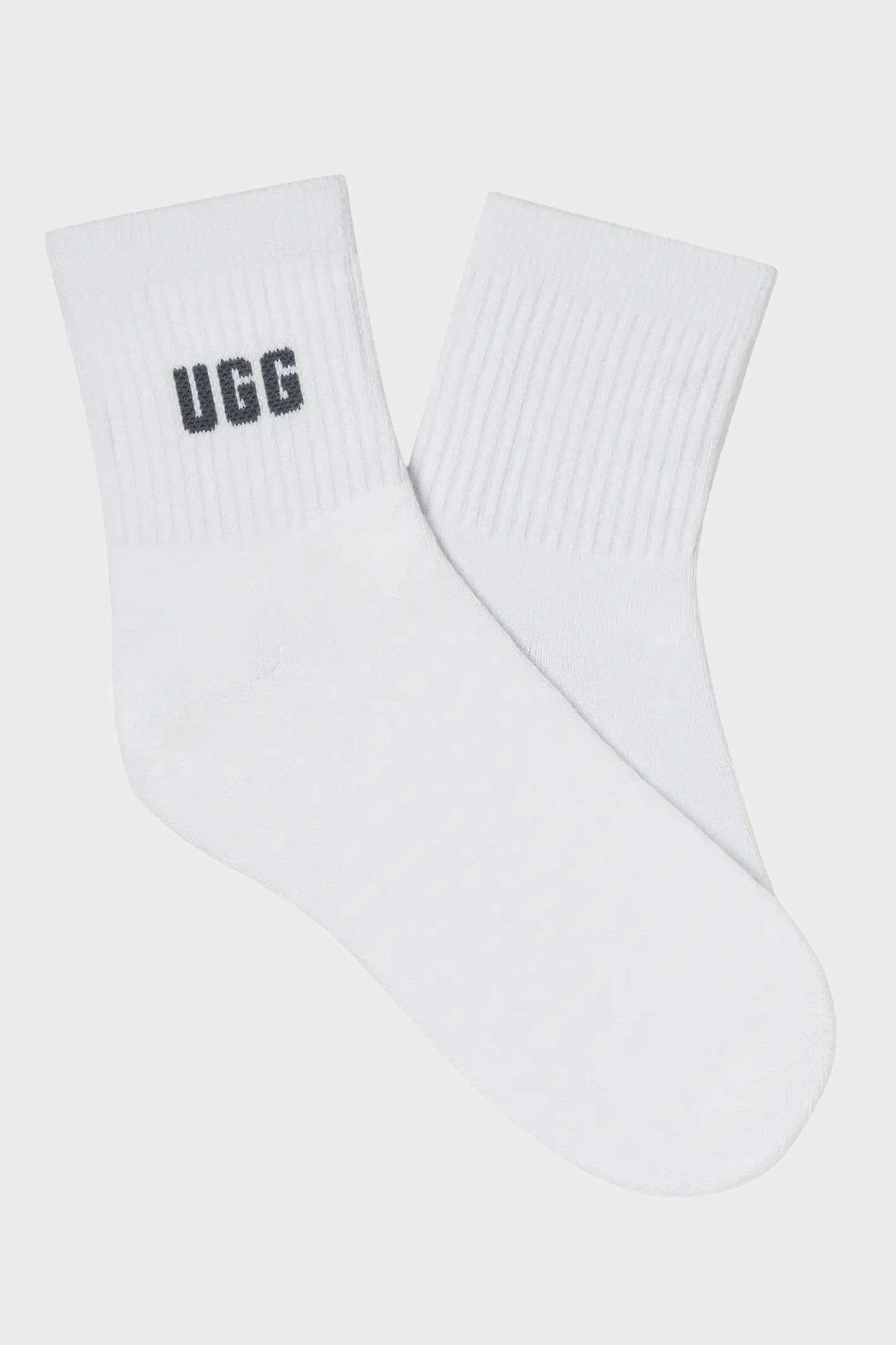 UGG Socks - Women's Quinlin Logo Quarter Sock - 3 Pack
