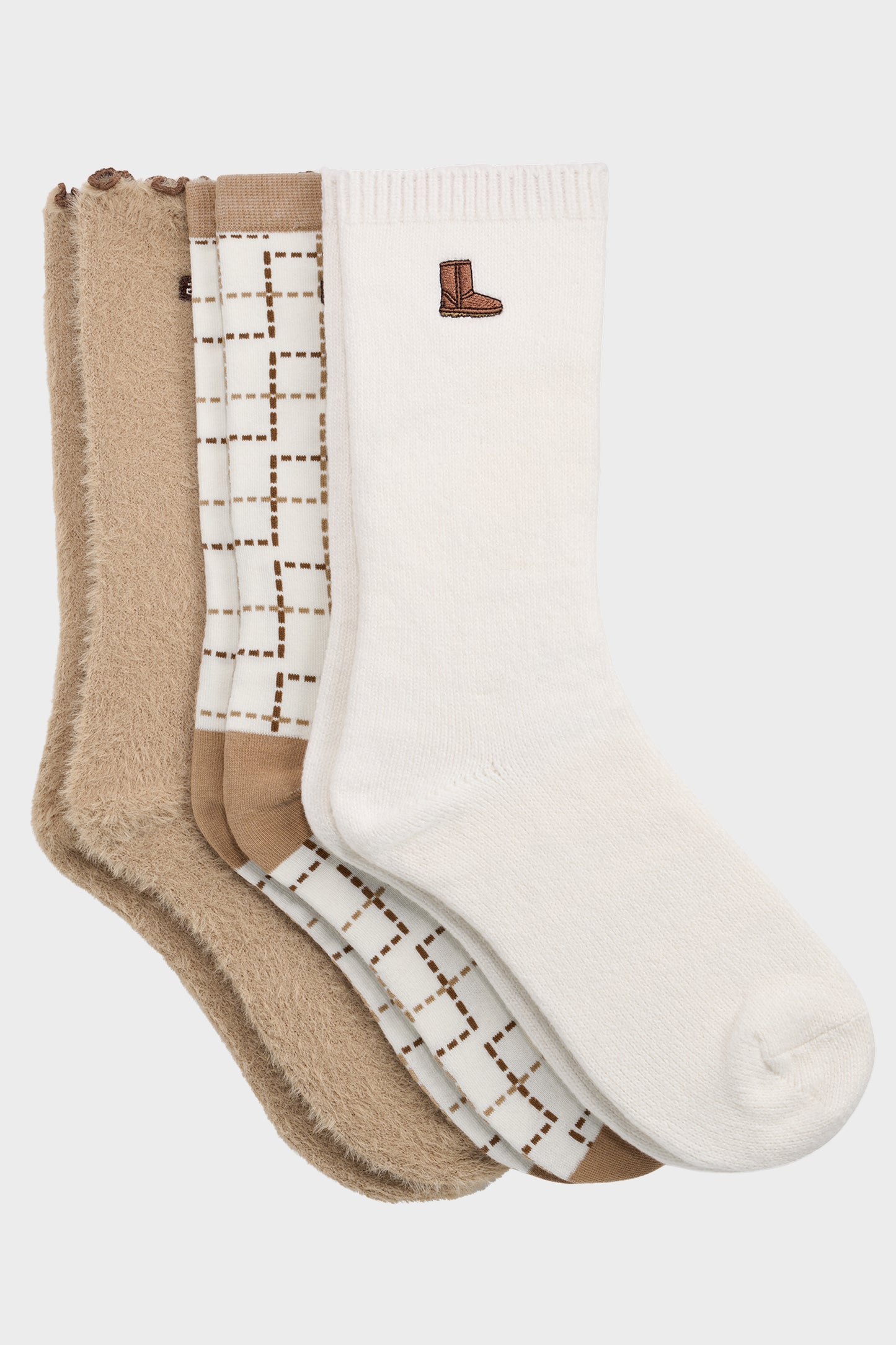 UGG Socks - Women's UGG Classic Crew Socks - 3 Pack