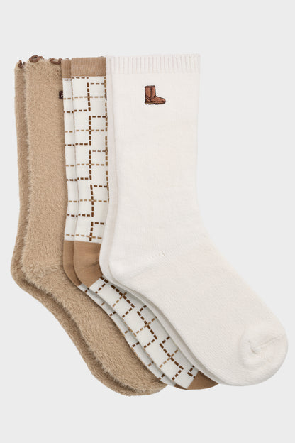 UGG Socks - Women's UGG Classic Crew Socks - 3 Pack