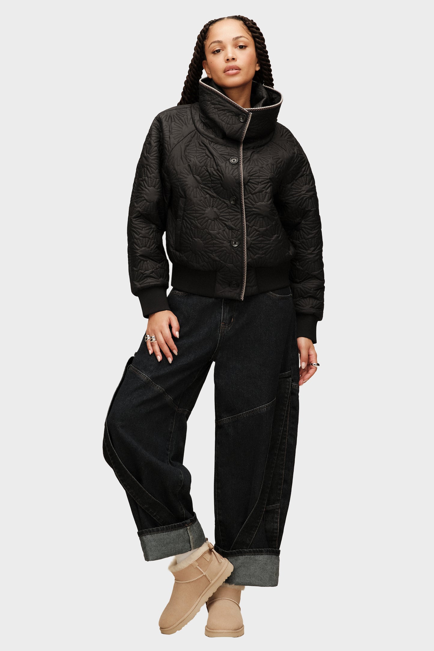 UGG Women's Solein Oversized Collar Jacket