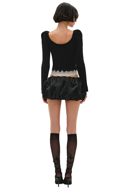 For Love & Lemons Rosaleen Knit Top