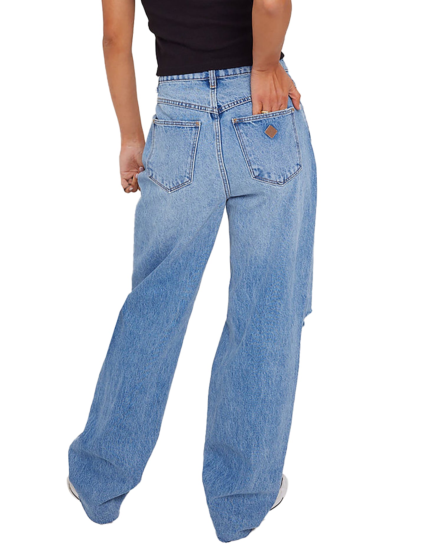 Abrand Carrie Jean Britt Rip Rcy IN Mid Vintage Blue
