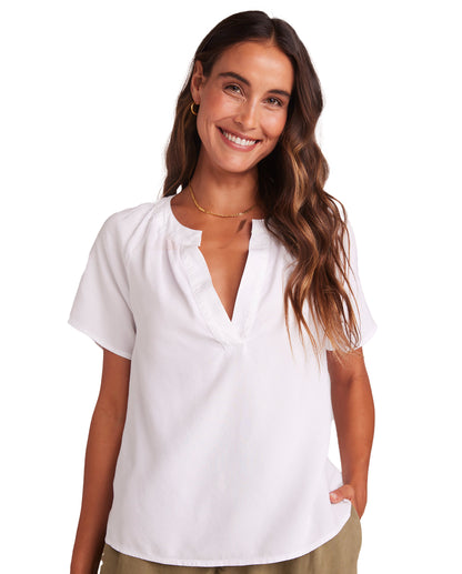 Bella Dahl Flowy Short Sleeves Pullover Top