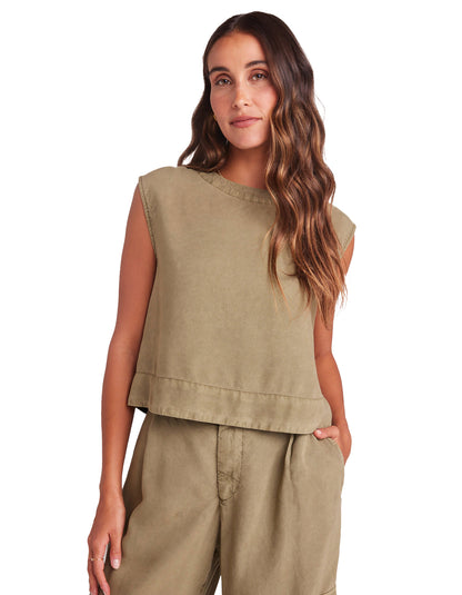 Bella Dahl Boxy Button Back Top