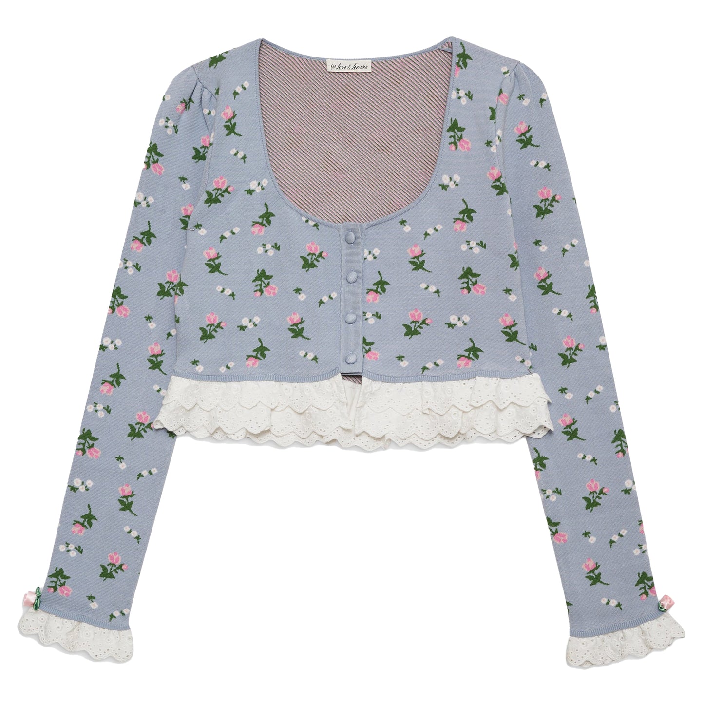 For Love & Lemons Amalia Knit Cardigan