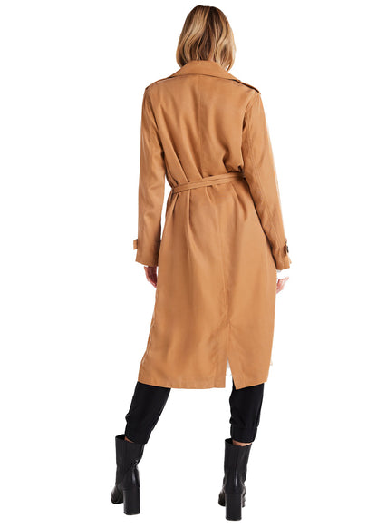 Bella Dahl Luxe Twill Trench Coat