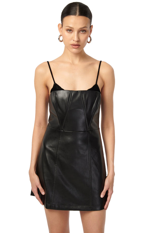 Cami NYC Dehya Vegan Leather Mini Dress