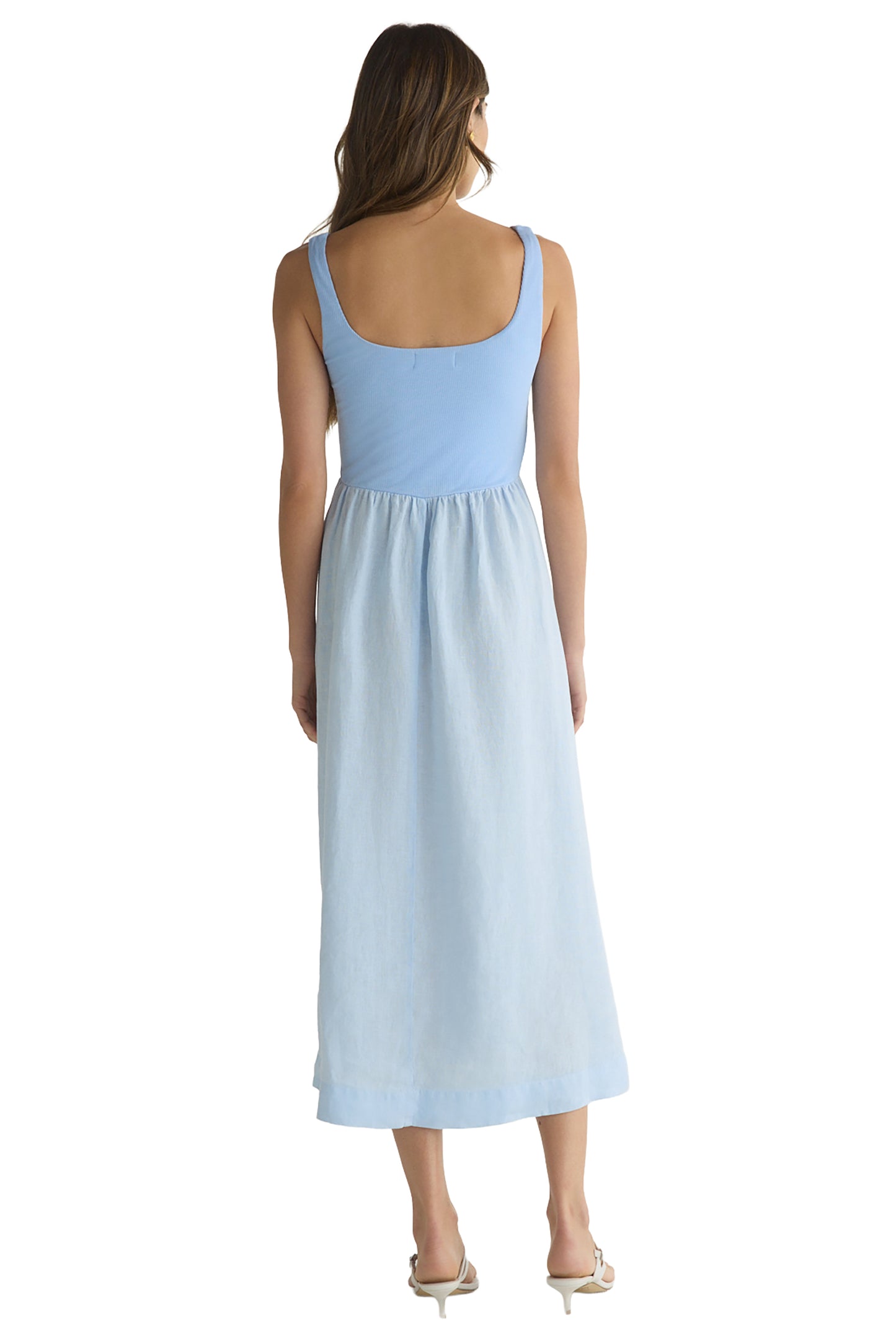 Bella Dahl Sleeveless Knit Combo Dress
