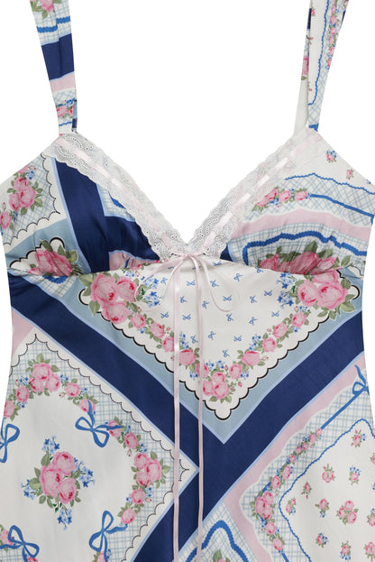 For Love & Lemons Summer Scarf Mini Dress