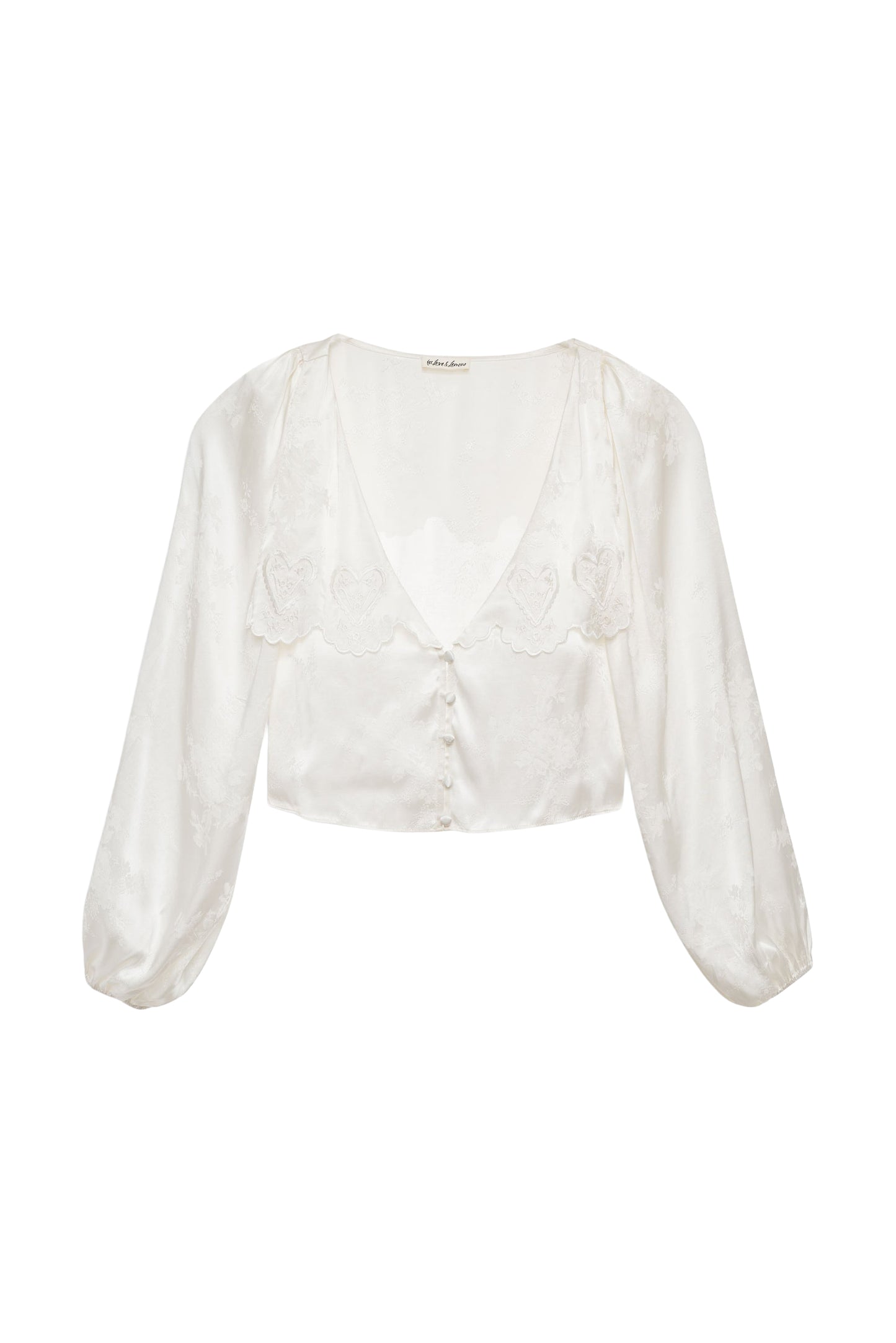 For Love & Lemons Locked Hearts Top
