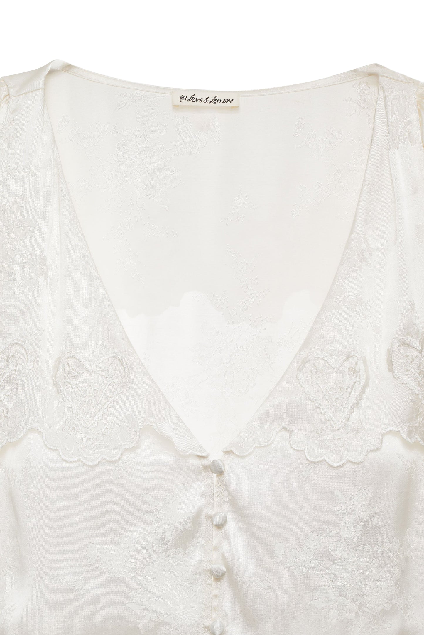 For Love & Lemons Locked Hearts Top