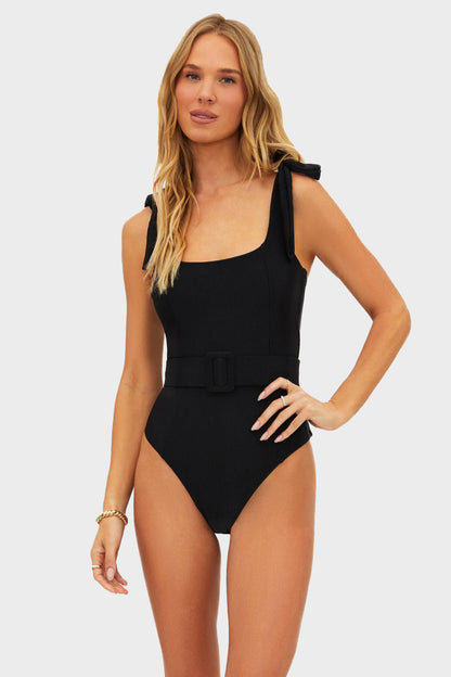 Beach Riot Sydney Belted One Piece Swimsuit